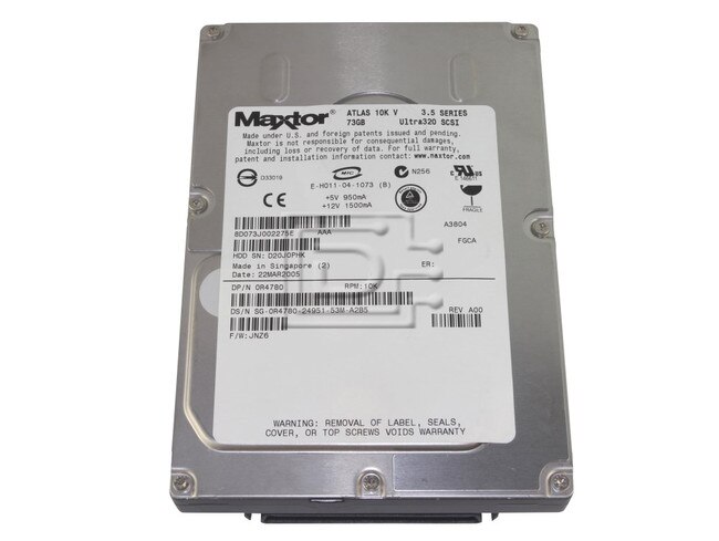 Maxtor 8D073J0 SCSI Hard Drive image 1