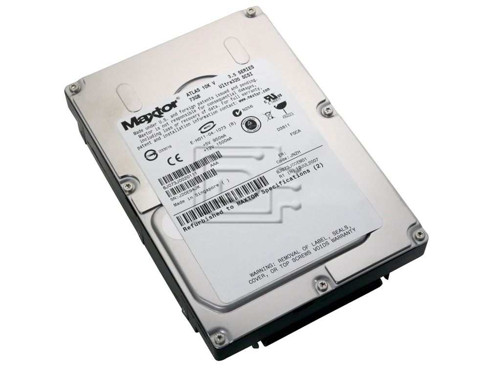 0G8763 73GB 3.5/" 10K SAS HDD Maxtor Atlas 10K 0G8763 W//TRAY