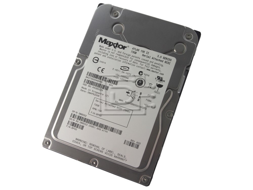 Maxtor 8K036S0 H8868 0H8868 SAS SCSI Hard Drives Image 1 image