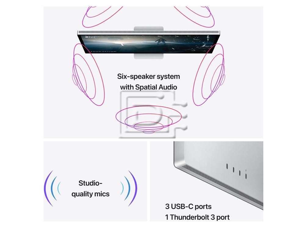 APPLE A2525 MK0U3LL/A Apple 27" Studio Display Image 4 image