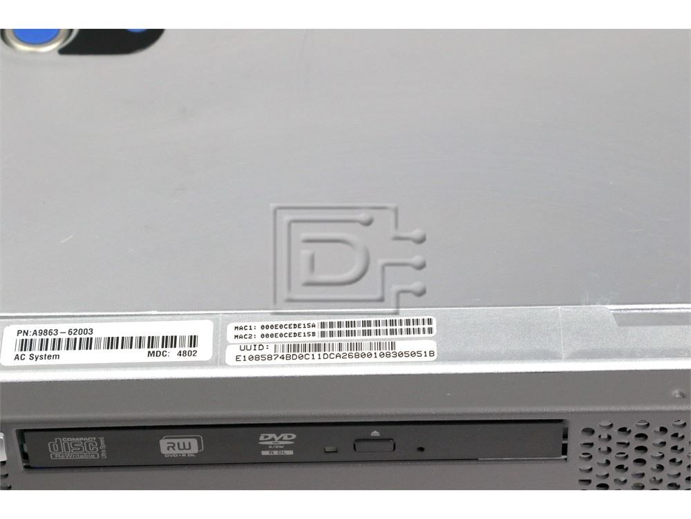 HEWLETT PACKARD A9863A-69003 A9863A CC3310 SE7501WV2 HP Proliant Server Image 2 image