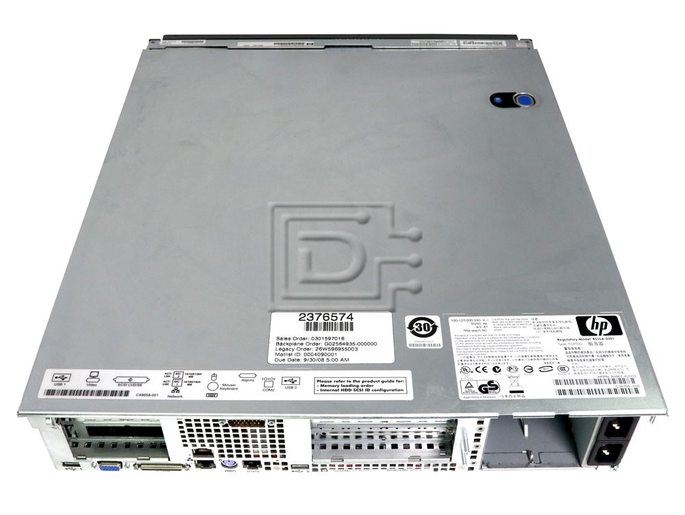 HEWLETT PACKARD A9863A-69003 A9863A CC3310 SE7501WV2 HP Proliant Server Image 3 image