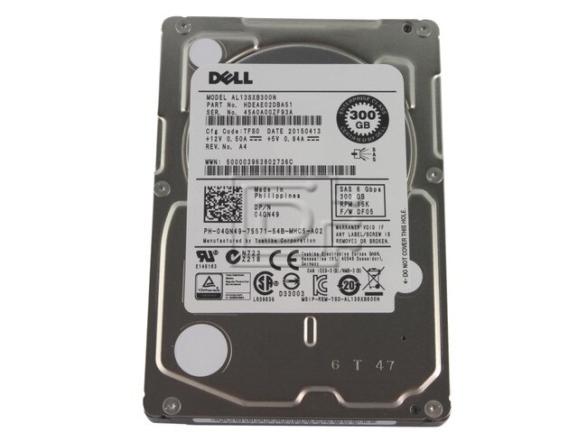 Toshiba AL13SXB300N 04GN49 4GN49 Image 1 image