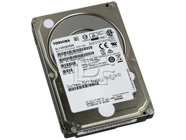 Toshiba AL14SEB030N SAS Hard Drive Image 1 image