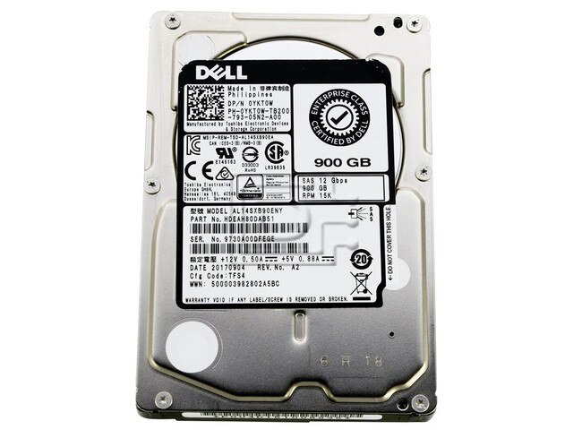 Toshiba AL14SXB90ENY YKT0W 0YKT0W Dell 900GB SAS Hard Drive ME4 Image 1 image