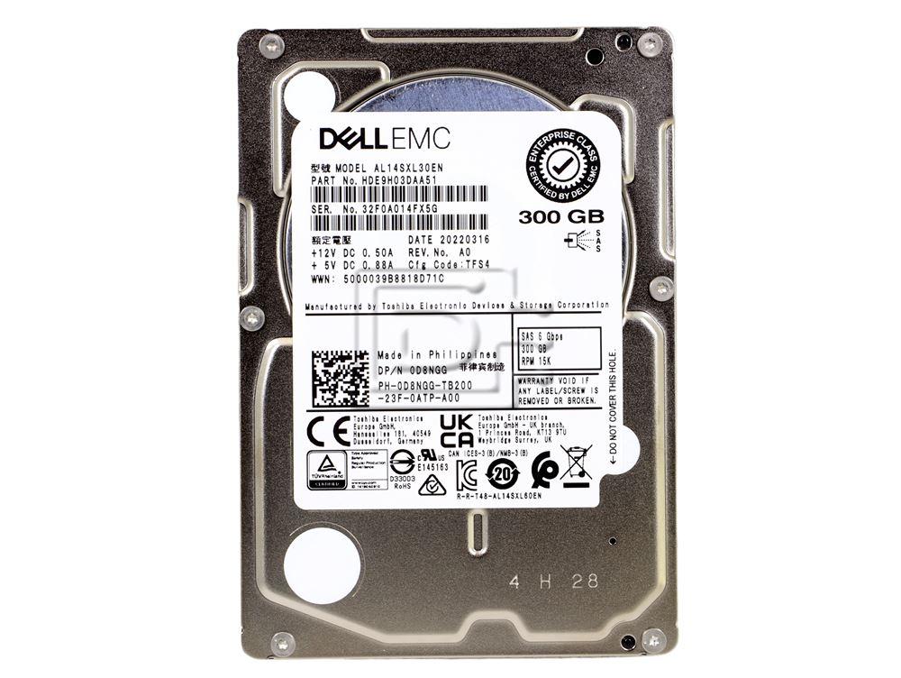 Toshiba AL14SXL30EN D8NGG 0D8NGG Dell 300GB 15k SAS HDD Image 2 image