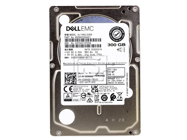 Toshiba AL14SXL30EN D8NGG 0D8NGG Dell 300GB 15k SAS HDD Image 2 image