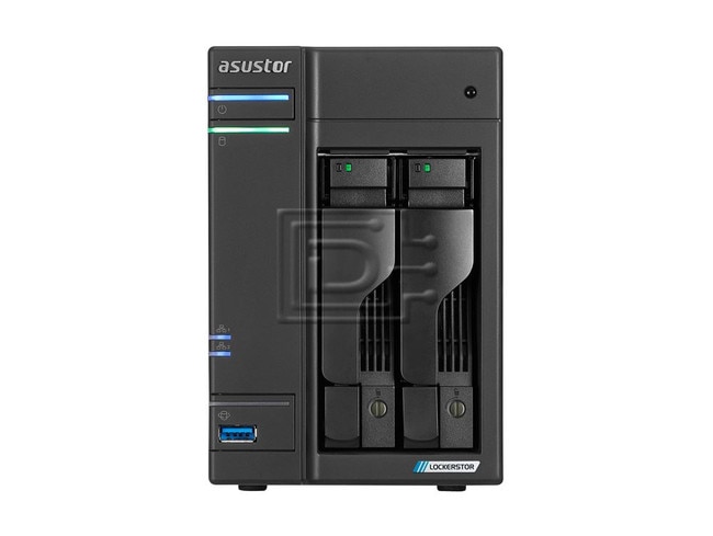 Asustor AS6702T Lockerstor 2 Gen 2 12TB Lockerstor 2 Gen 2 2-Bay SATA NVMe NAS Server Image 1 image