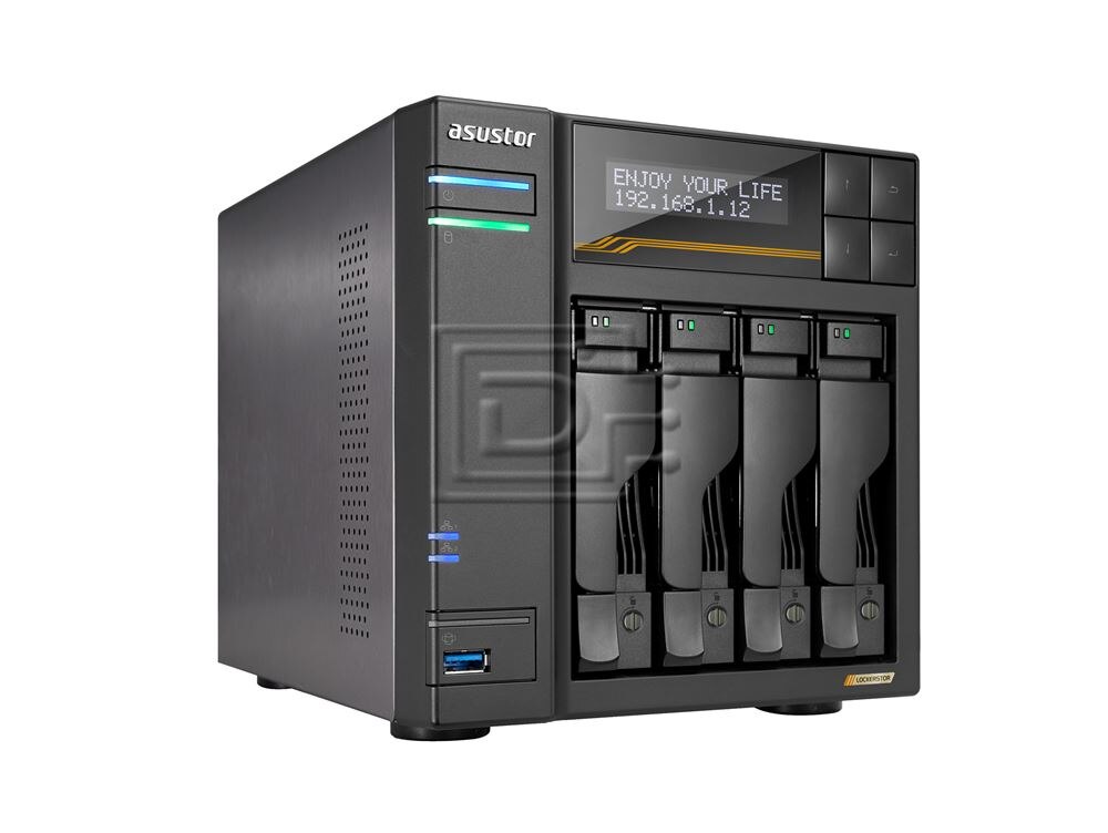 Asustor 18TB Lockerstor 4 Gen 3 AS6804T 4 bay SATA NVMe NAS Server 4x 
