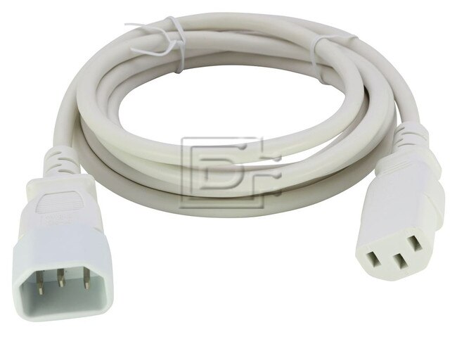 Generic CAB-PWR-C13-C14-2m-WHT-BN-OE Power Cable image 1