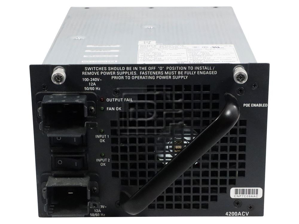 CISCO PWR-C45-4200ACV 4200-WACV Cisco Switch PSU Power Supply Image 1 image