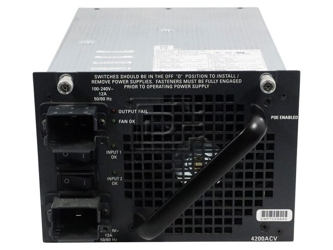 CISCO PWR-C45-4200ACV 4200-WACV Cisco Switch PSU Power Supply Image 1 image