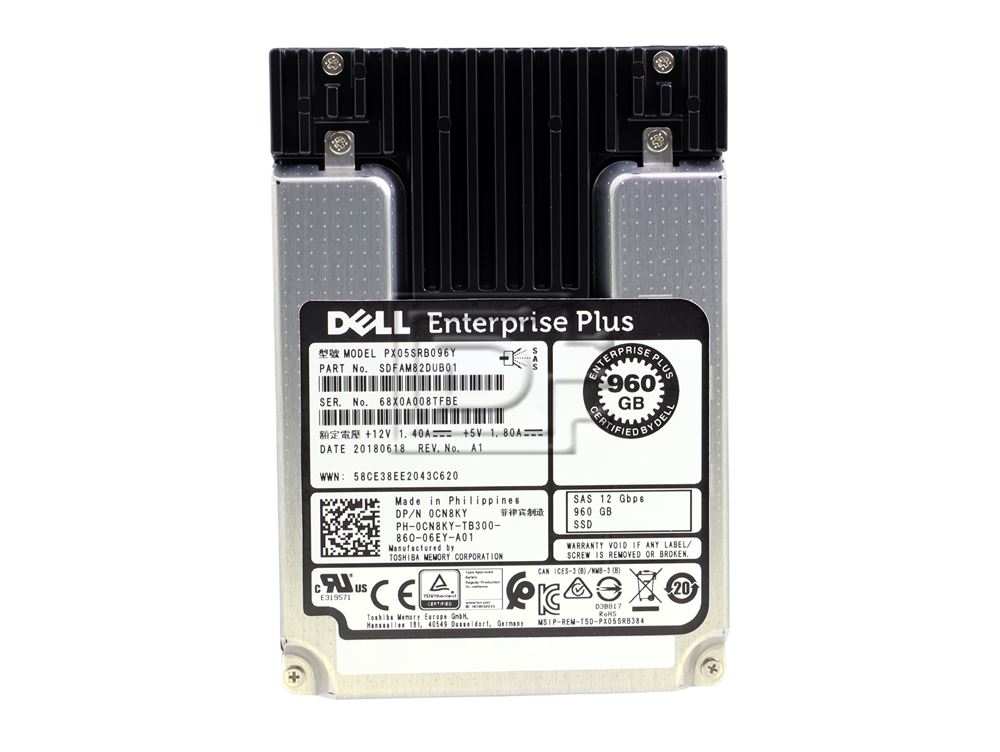 Toshiba CN8KY PX05SRB096Y 960GB Dell Compellent SAS SSD Image 2 image