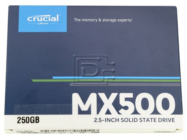 Crucial MX500 CT250MX500SSD1 250GB 2.5 6Gbps TLC SATA Solid State Drive w/  9.5mm adapter