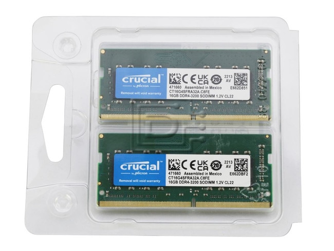Crucial CT2K16G4SFRA32A Memory RAM Image 2 image