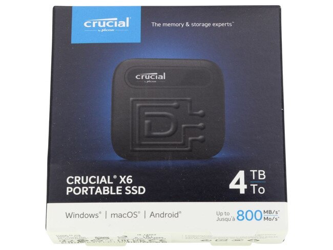 Crucial CT4000X6SSD9 USB 3.2 Portable External Hard Drive Image 1 image