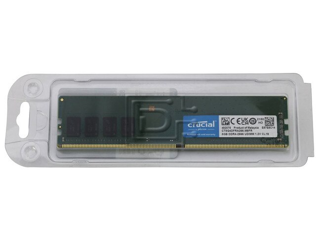 Crucial RAM 8GB DDR4 2666 MHz CL19 Desktop Memory CT8G4DFRA266