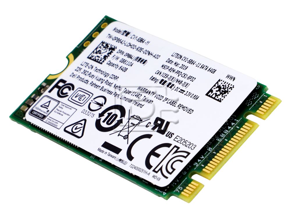Dell P864J / Lite-On CV1-SB64-11 64GB M.2 2242 6Gbps SATA SSD