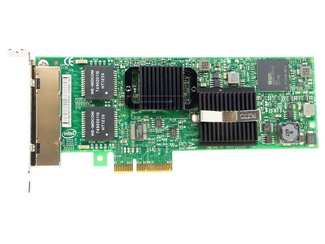 Dell CWKPJ VX9M4 C71KJ 0C71KJ CWKPJ Dell Pro/1000 ET Quad-Port 1Gbps PCI Express LP Network Interface Card image 1