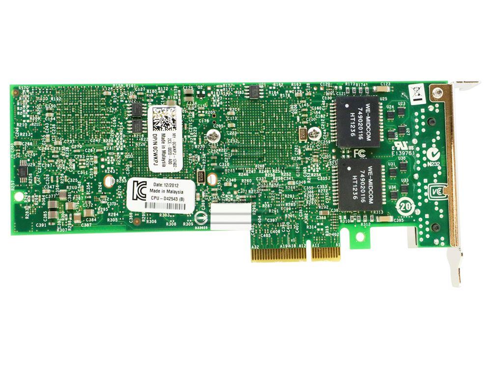 Dell CWKPJ VX9M4 C71KJ 0C71KJ CWKPJ Dell Pro/1000 ET Quad-Port 1Gbps PCI Express LP Network Interface Card Image 2 image