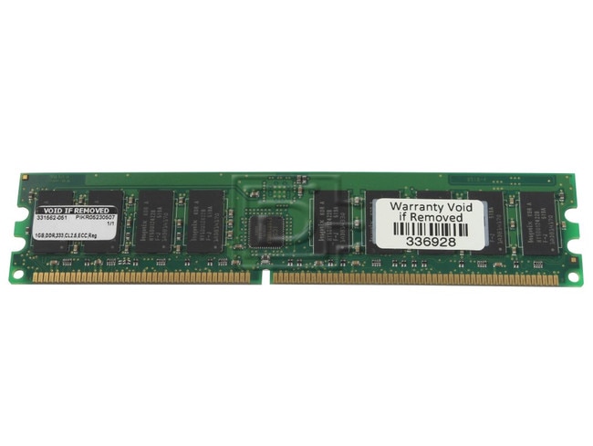 SAMSUNG RAM-DDR-1GB-DDR333-PC2700R-UP-OE HYMD512G726BF4N-J 1GB DESKTOP DDR PC2700R Memory RAM Module DDR-333 image 2
