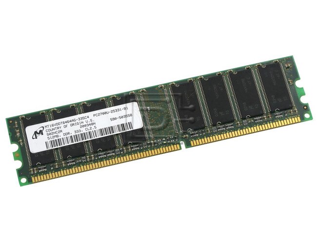 SAMSUNG RAM-DDR-512MB-DDR333-PC2700U-UP-OE M378T6553BG0-CCC HYMD264646B8J-D43 NT512D64S8HC0G-5T 512MB DESKTOP DDR PC3200U Memory RAM Module DDR-400 image 1