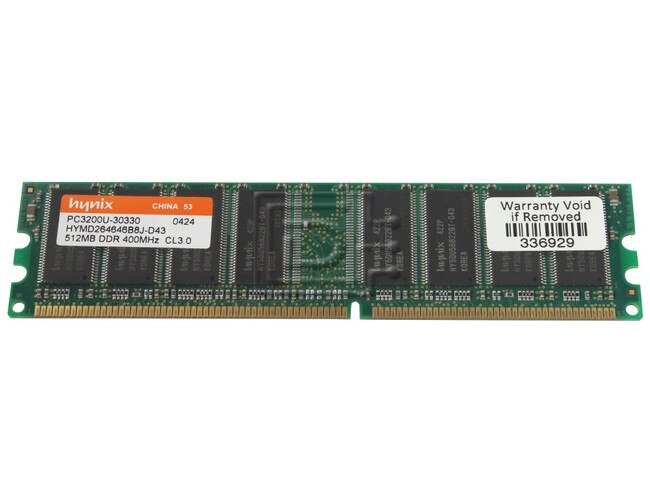 SAMSUNG RAM-DDR-512MB-DDR400-PC3200U-UP-OE M378T6553BG0-CCC HYMD264646B8J-D43 NT512D64S8HC0G-5T 512MB DESKTOP DDR PC3200U Memory RAM Module DDR-400 image 1