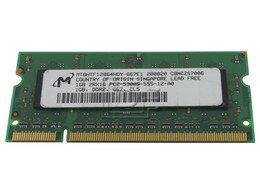 SAMSUNG RAM-DDR2-1GB-SODIMM-DDR2667-PC25300S-UP-OE 1GB DDR2 Memory RAM