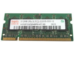 SAMSUNG RAM-DDR2-512MB-SODIMM-DDR2667-PC25300S-UP-OE HYMP564S64BP6-Y5 512MB DDR2-667 PC25300S Memory RAM Module
