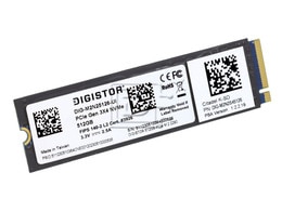 DIGISTOR DIG-M2N25126-UI DGDX1 0DGDX1 Dell DGDX1 512GB PCIe NVMe FIPS SSD