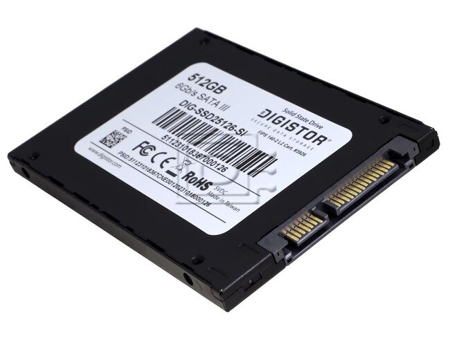 DIGISTOR DIG-SSD25126-SI DIG-SSD25126 9YW4C 09YW4C TAA Compliant TCG OPAL SED Encryption 512GB SSD Image 3 image