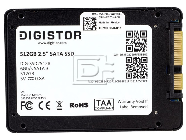 DIGISTOR DIG-SSD25128 50JPK 050JPK 512GB SATA TAA Compliant TCG OPAL SED Encryption 512GB SSD Image 2 image
