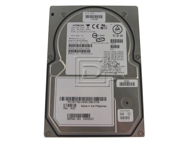 SUN MICROSYSTEMS DK32EJ36NSUN36G SCSI hard drive image 1
