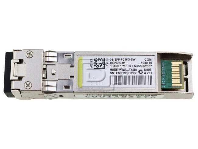 CISCO DS-SFP-FC16G-SW DS-SFP-FC16G-SW= 10-2666-01 SFP Transceiver Modules Image 1 image