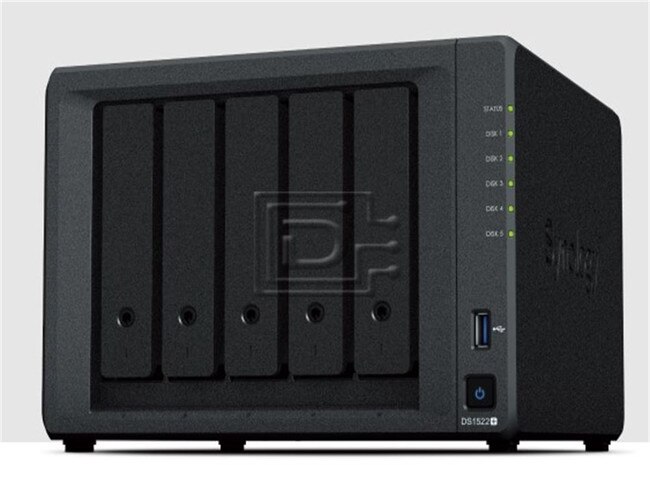 Synology DS1522+ DS1522-PLUS 30TB Western Digital Red Plus DiskStation 5-Bay NAS Server Image 1 image