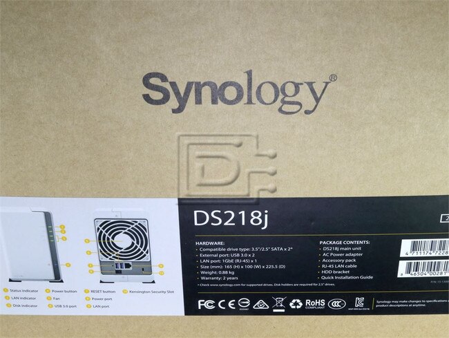 Synology DS218J Network Attached Storage Array Server Image 4 image