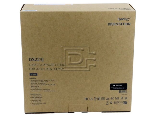 Synology DS223j 8TB NAS Server DiskStation 2-Bay Image 5 image
