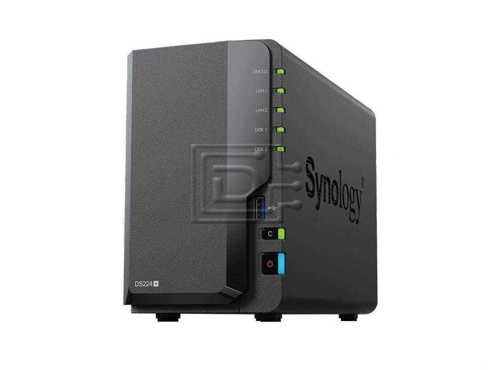 Synology DS224+ Network Attached Storage Array Server Image 1 image