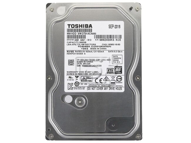 Toshiba DT01ACA050 9F13178 HDS721050DLE630 DS7SAE500 SATA hard drive image 2