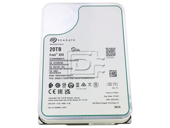 Seagate ST10000NM001G SATA Hard Disk Drive image 1