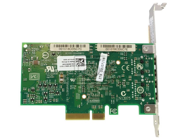 Dell F169G / G218C G218C Dell G218C F169G Broadcom Ethernet Dual Port PCIE Network Adapter Card Image 2 image