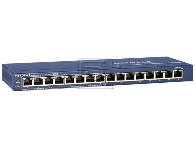 NETGEAR FS116P FS116Pv2 Ethernet Switches image 