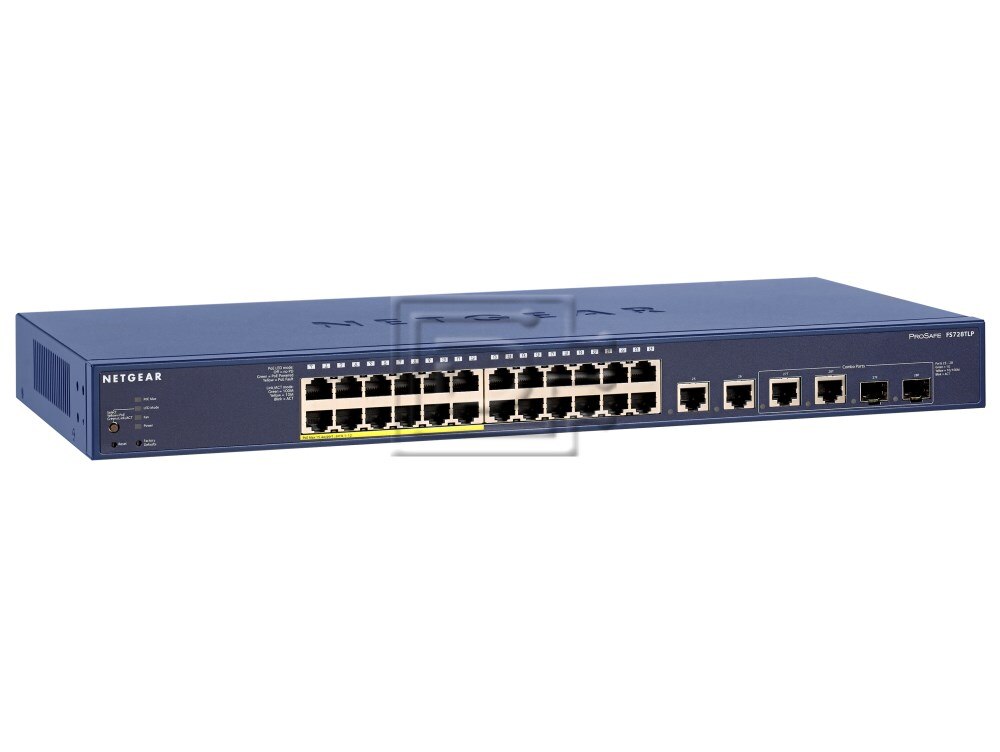 NETGEAR FS728TLP Fast Ethernet PoE Managed Switch Image 1 image