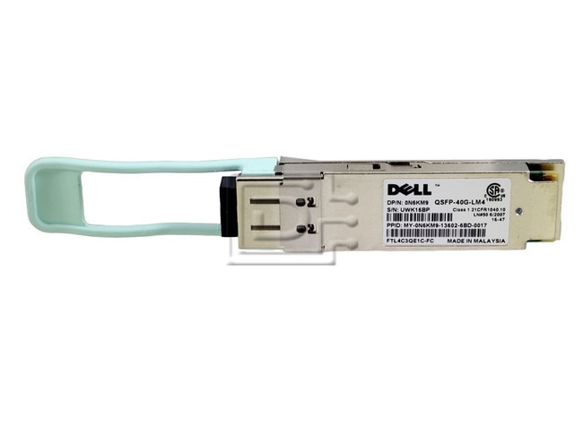 Dell 407-BBRC N6KM9 0N6KM9 FTL4C3QE1C-FC QSFP+ 40GBASE‑LM4 Transceiver, Duplex LC Image 2 image
