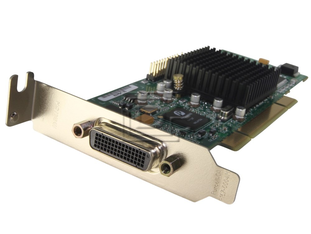 MATROX GRAPHICS G55MDDAP32DB Dual Monitor Head Video Card Image 3 image