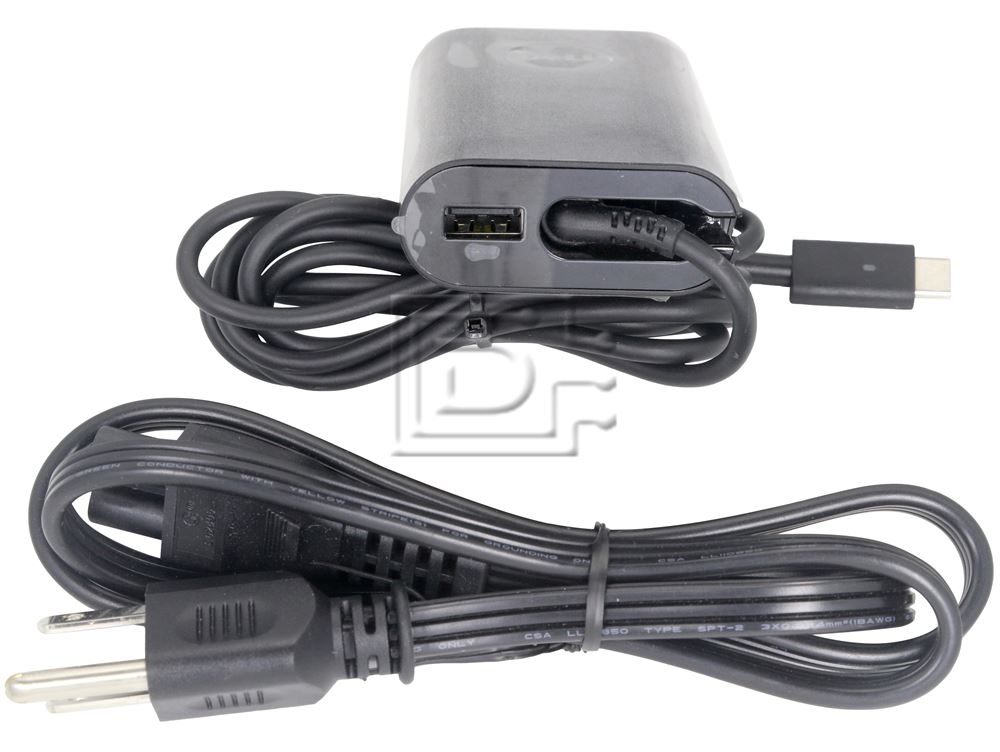 Dell PA45W16-CA 0GW89W GW89W Y91PF 0Y91PF 492-BBWZ PA45W16-CA HA50NM16C DRGNJ 0DRGNJ Dell Laptop AC Power Adapter Image 3 image