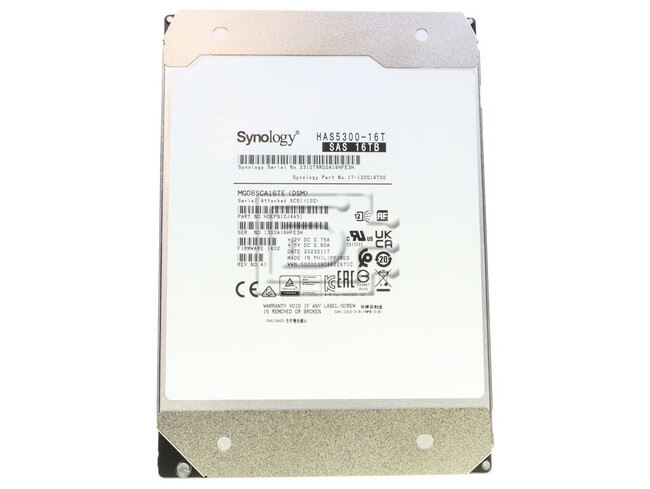 Synology HAS5300-16T Synology 16TB 12Gbps SAS Hard Drive Image 1 image