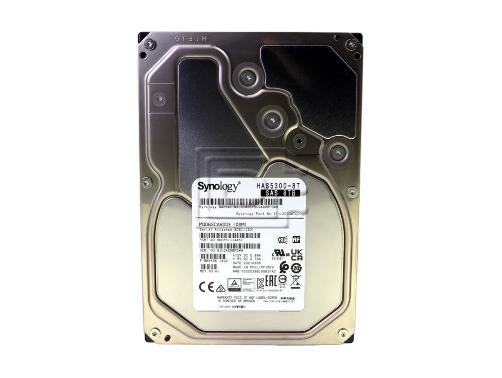 Synology HAS5300-8T Synology 8TB 12Gbps SAS Hard Drive Image 2 image