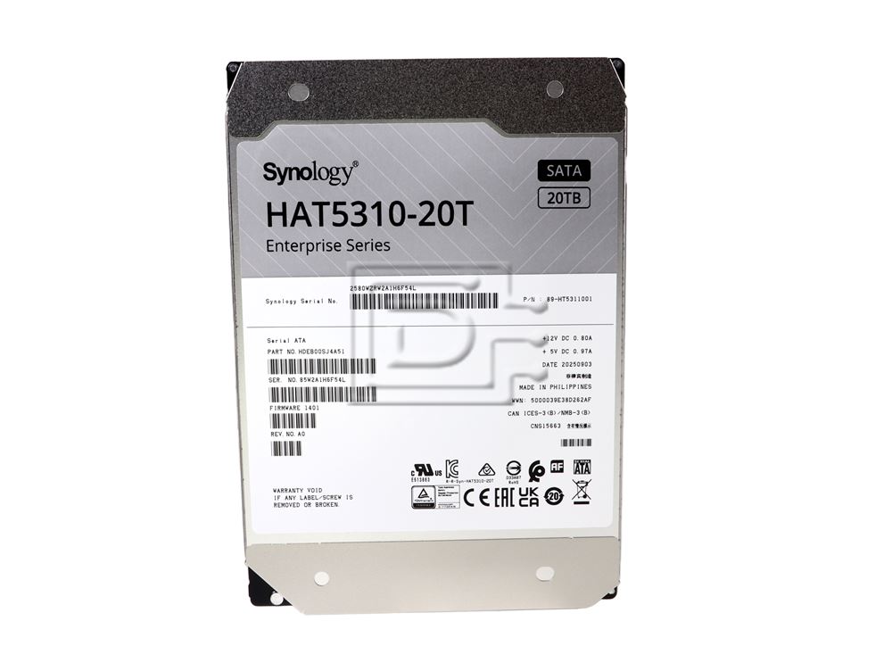 Synology HAT5310-20T Synology 20TB SATA Hard Drive Image 2 image