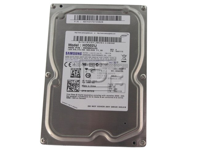 SAMSUNG HD502IJ 0XT518 XT518 SATA hard drives image 1